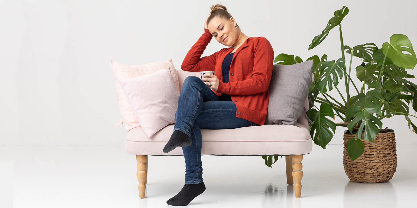 Alpakkahuivi Ene kameli