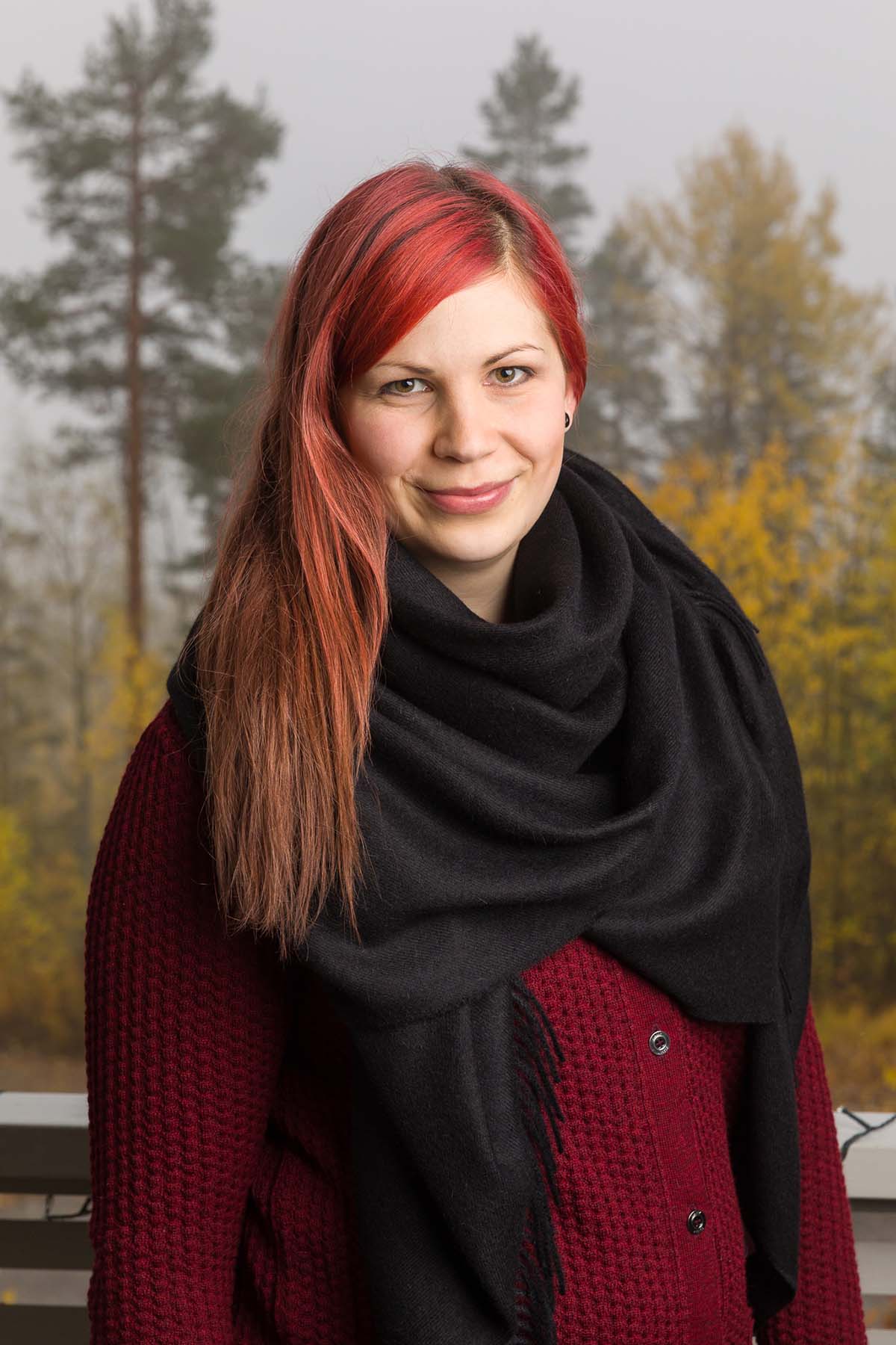 Alpakkahuivi musta Arapa