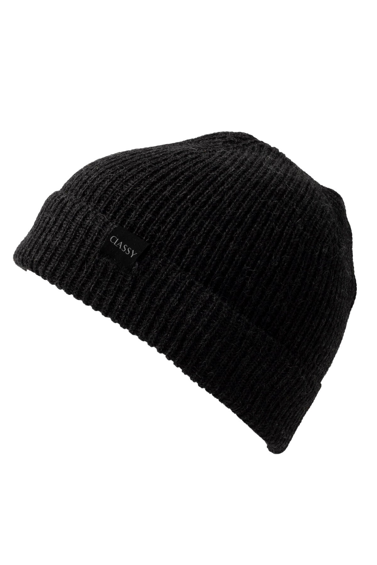 Misti alpakkapipo grafiitti harmaa sivusta