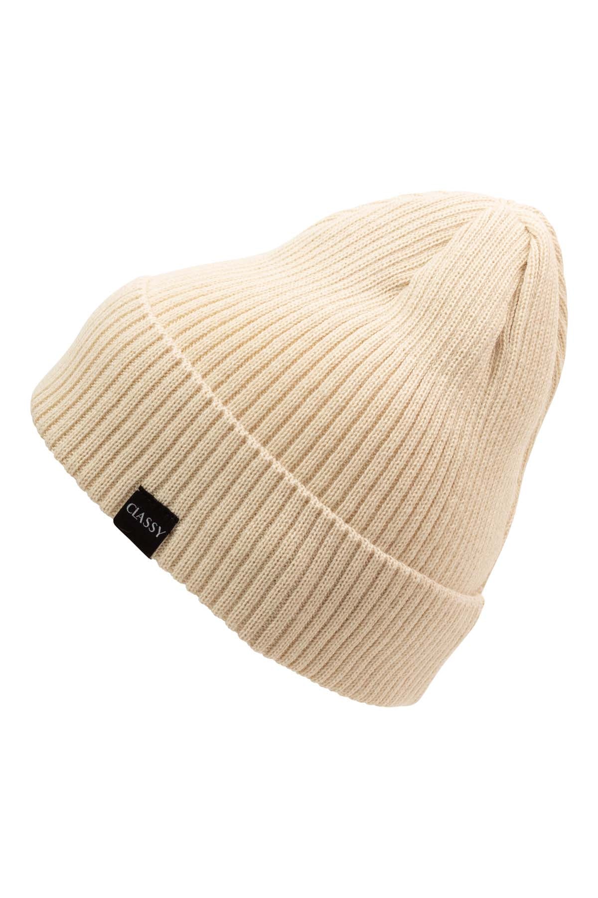 Alpakkapipo Esteves luonnonvalkoinen sivusta korkea