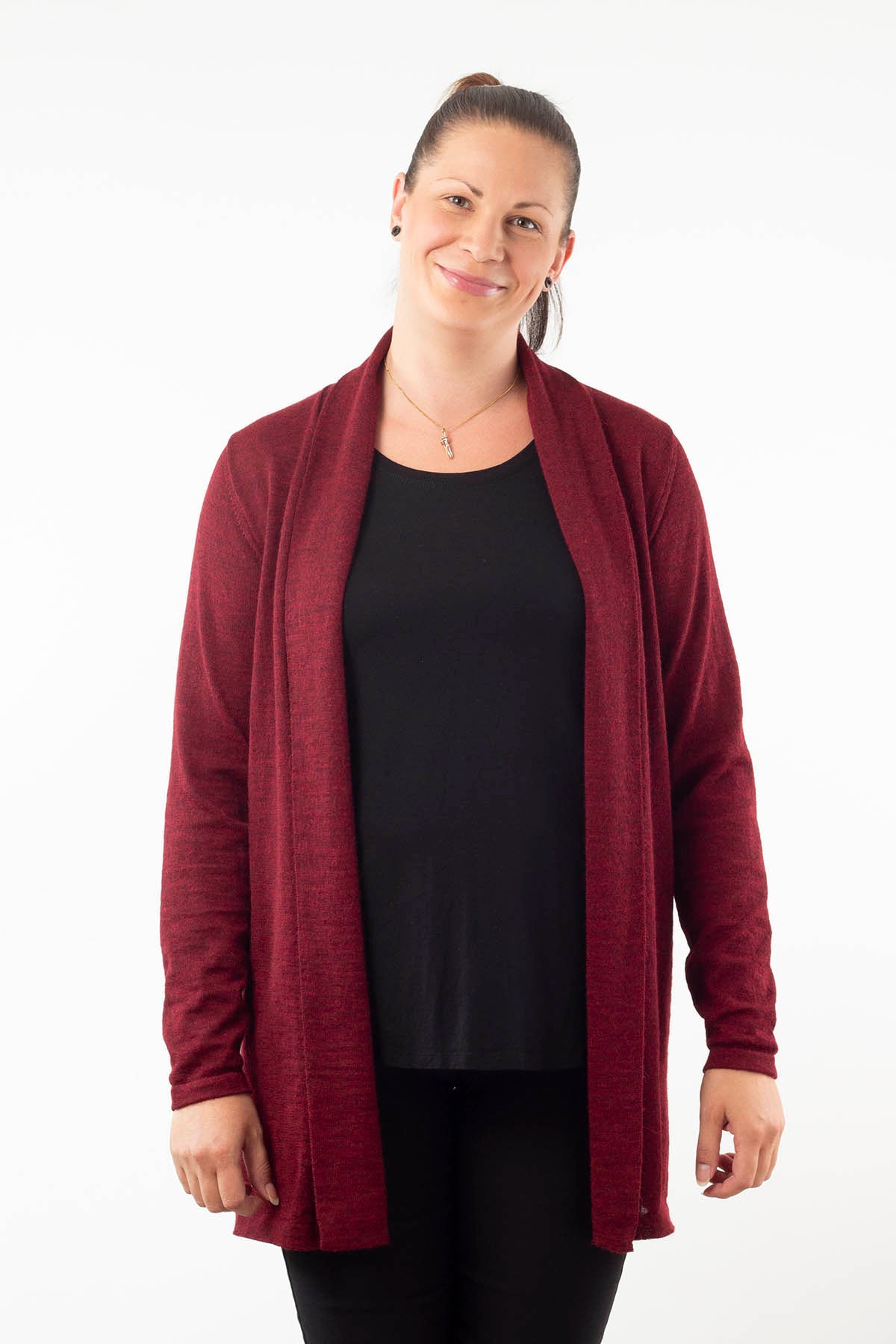 Juliaca cardigan - plum