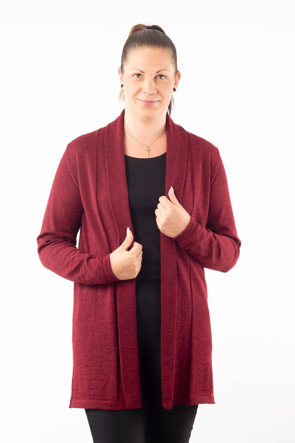 Juliaca cardigan - plum