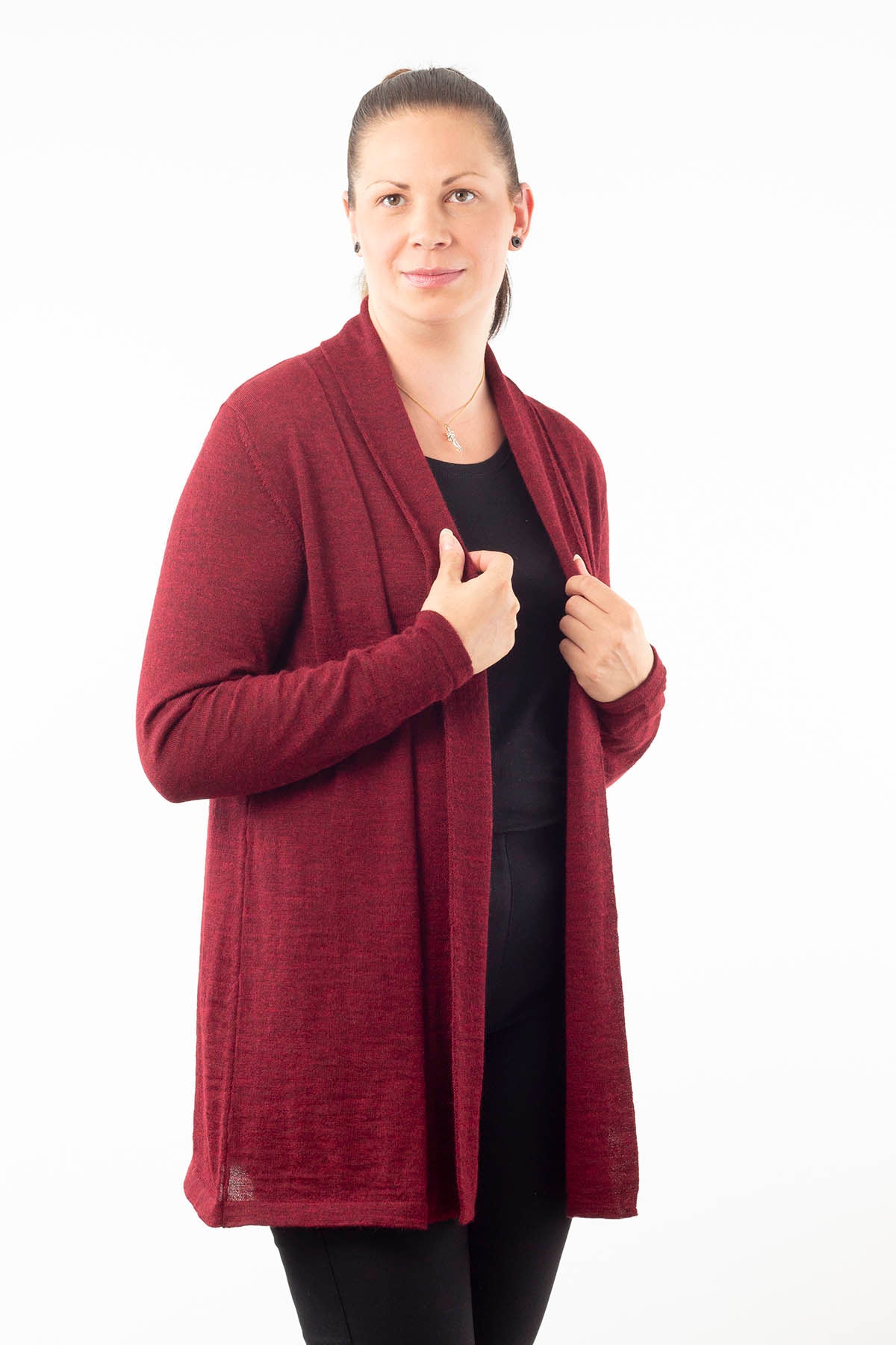 Juliaca cardigan - plum