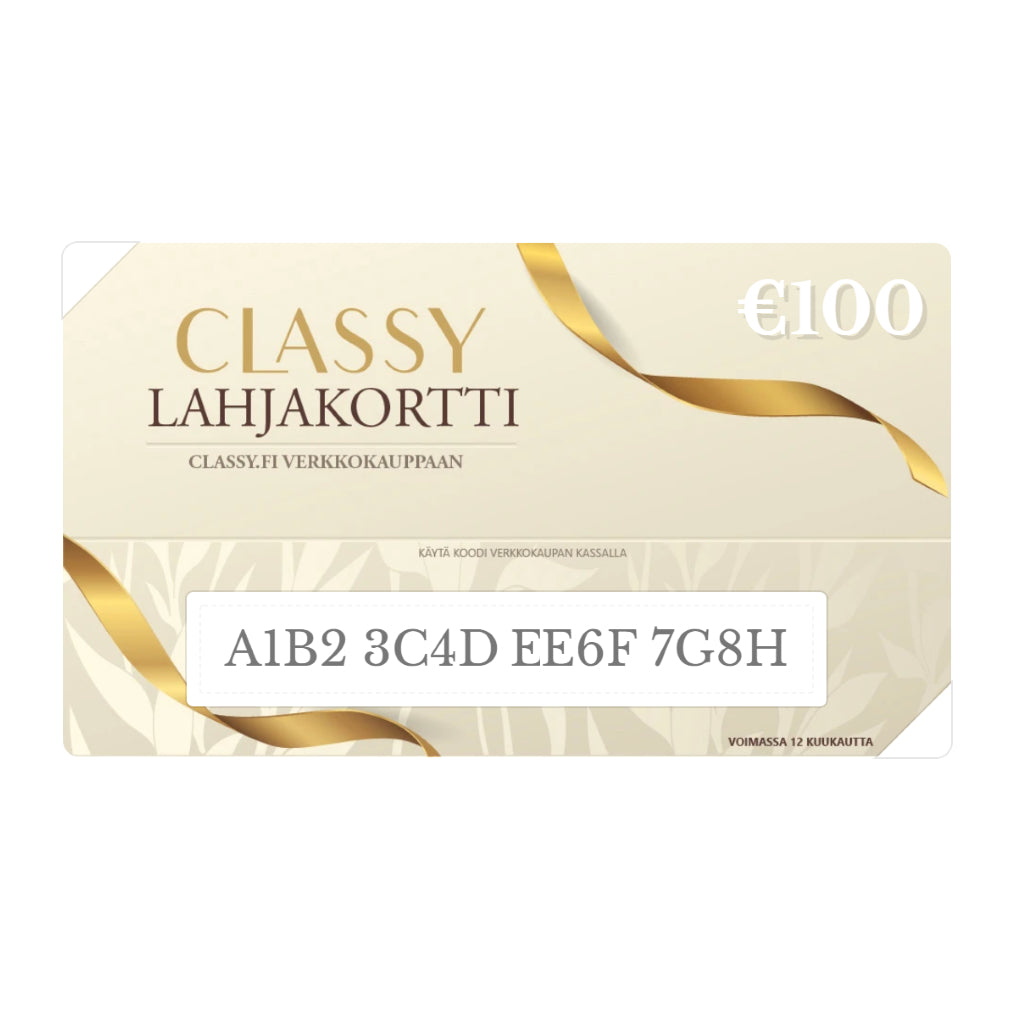 Gift card €50 - €250